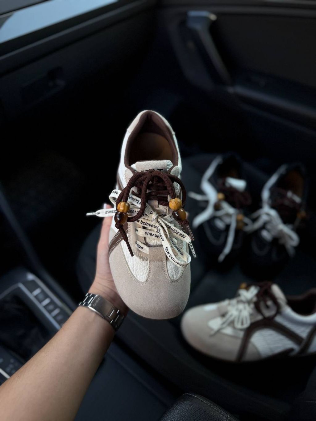 Жіночі замшеві  Кеди Трал Beige