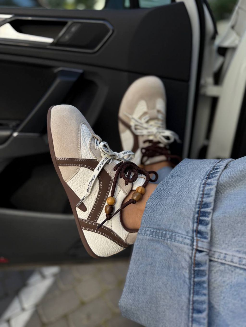 Жіночі замшеві  Кеди Трал Beige