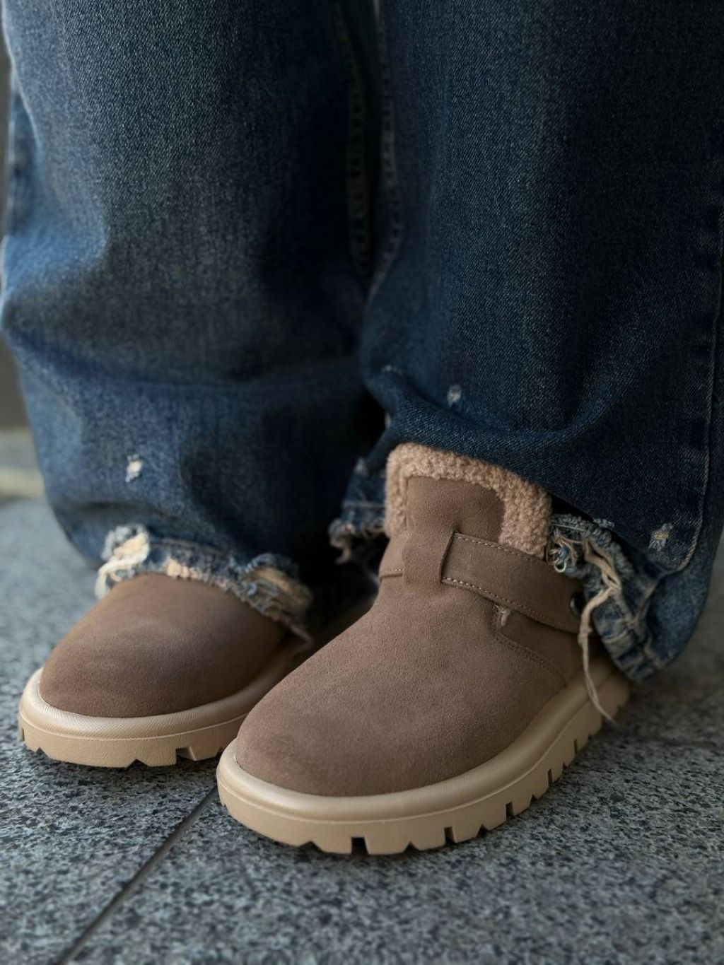 Жіночі утеплені черевички МАМБО Brown