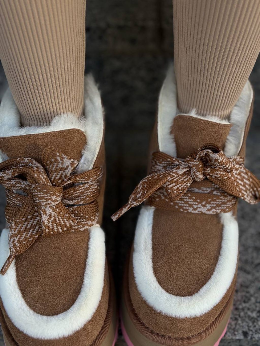 Жіночі утеплені черевички ЗЕЙБЕК Коричневі