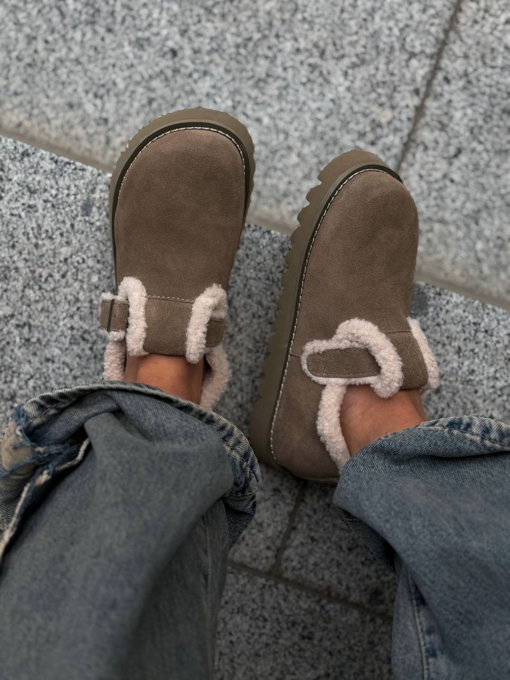 Жіночі утеплені черевички РЕНЕС Beige