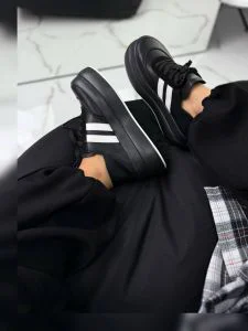Жіночі шкіряні Кеди Рейки Black