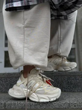 Жіночі кросівки на високій підошві МЕЙФІ White/Beige
