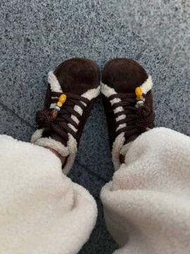 Жіночі кеди на низькій підошві ДОББІ  Brown