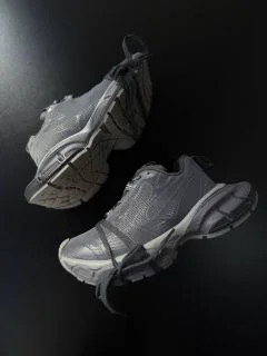 Жіночі кросівки на масивній підошві з декоративною сіткою Жеби Gray