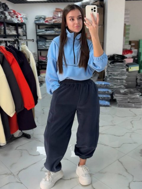 Жіночий теплий спортивний  Костюм Лімітс Blue(274)
