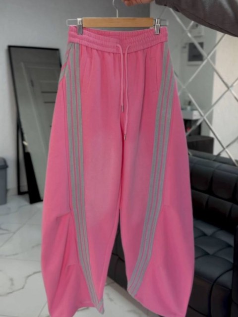 Жіночі широкі спортивні штани ВАПЕР Pink/Gray
