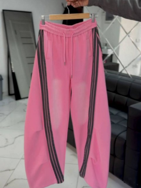 Жіночі широкі спортивні штани ВАПЕР Pink/Black