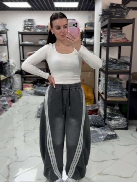 Жіночі широкі спортивні штани ВАПЕР Gray