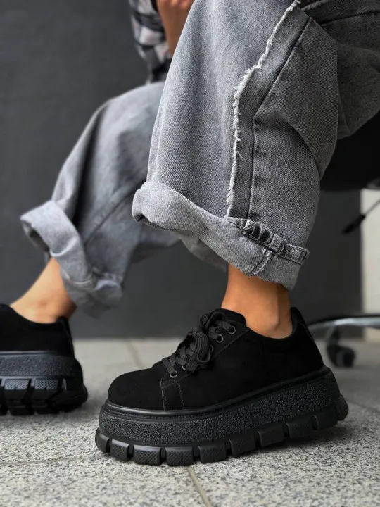 Жіночі утеплені кеди НЕТТО Black