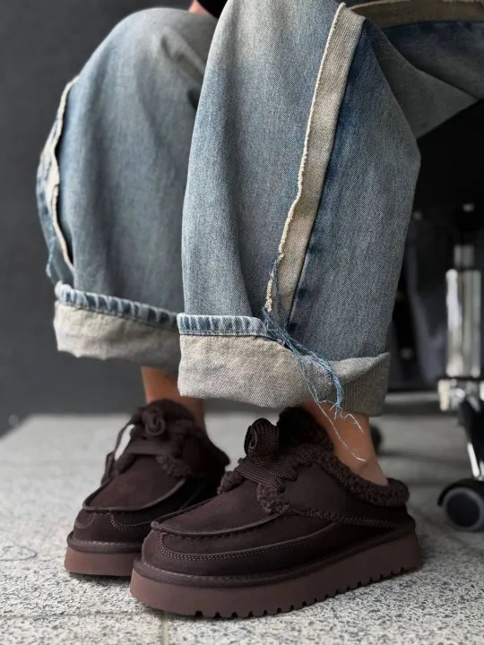 Жіночі утеплені черевички БРУТТО Brown