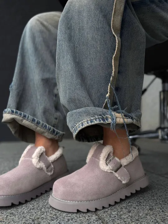 Жіночі утеплені черевички РЕНЕС Pink