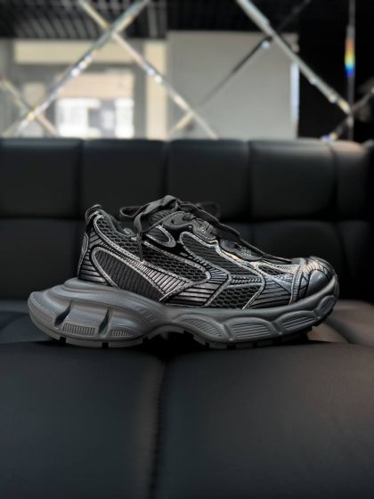 Жіночі кросівки на масивнній підошві з декоративними шнурівками Фрогси Темно-Сірі Жіночі кросівки на масивнній підошві з декоративними шнурівками Фрогси Темно-Сірі