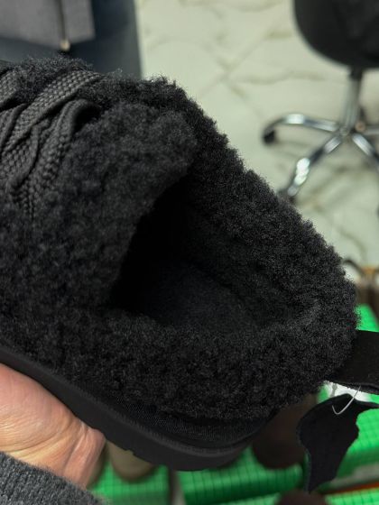 Жіночі утеплені кеди з застібкою Луір Black