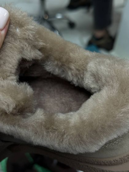 Жіночі утеплені кеди зі шнурівками Клерк Beige
