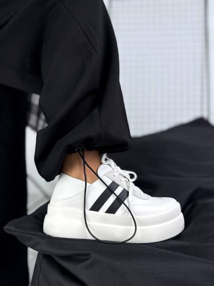 Жіночі шкіряні  Кеди Рейки White