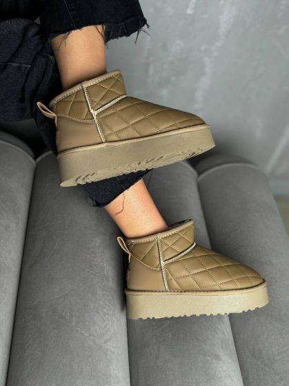 Жіночі шкіряні уггі  Лісабон Beige