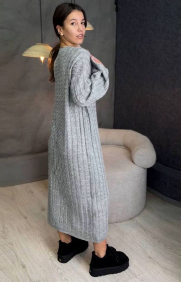 Сіра подовжена Сукня Дрес Gray