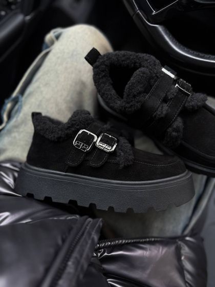 Жіночі короткі утеплені черевички Сейм Black
