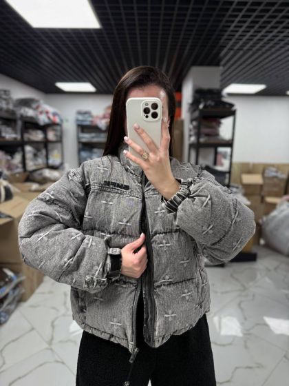 Жіноча пухова куртка ЛАМБО Gray