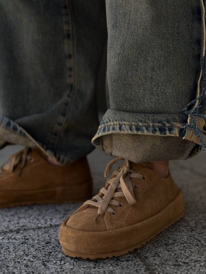 Жіночі кеди на низькій підошві ПРУВ Beige
