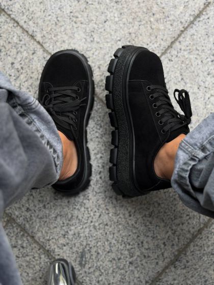 Жіночі утеплені кеди НЕТТО Black