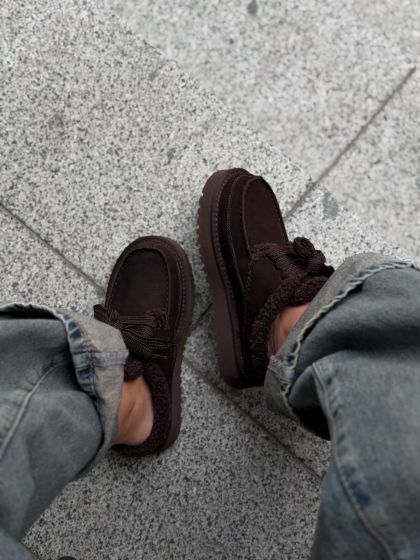 Жіночі утеплені черевички БРУТТО Brown
