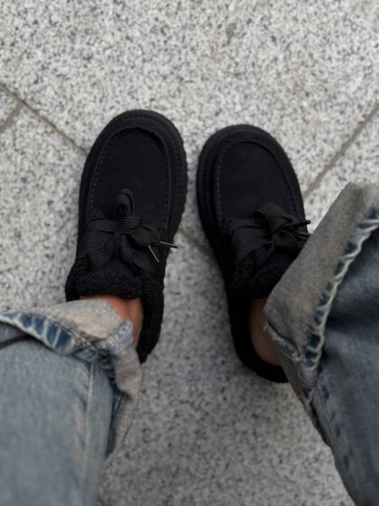 Жіночі утеплені черевички БРУТТО Black