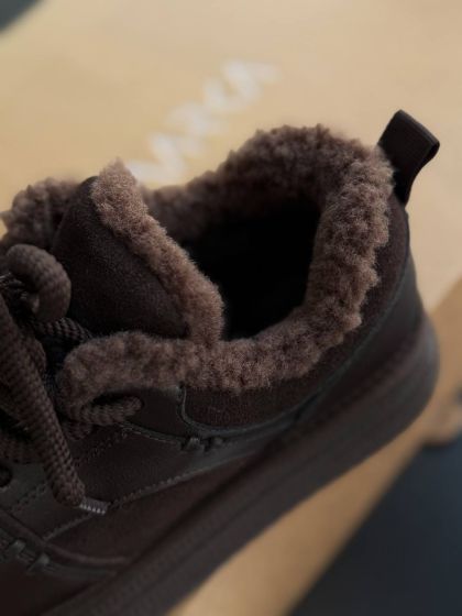 Жіночі кеди на високій підошві ЛІЗЗІ Brown